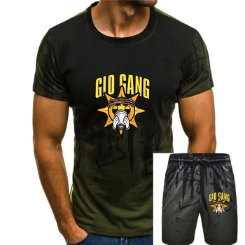 Мужская черная футболка Chief Keef Rapper Glo Gang