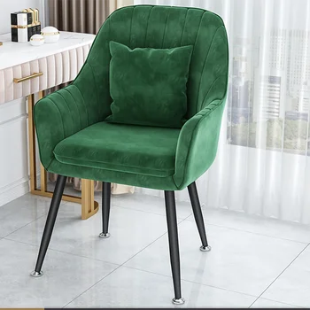 Удобное бархатное кухонное кресло Nordic Lounge Accent, стулья для столовой, Дизайнерский салон Sedie Cucina, мебель для комнаты MQ50CY
