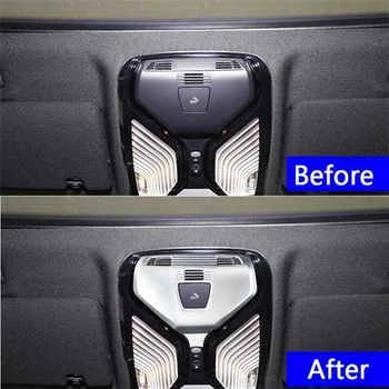 Накладка передней панели лампы для чтения из АБС-пластика для BMW 5 6 серии GT/X3/X4 X5 G30, Аксессуары для наклеек для интерьера автомобиля