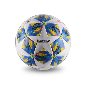 Официальный размер Lenwave 4/5 заводской футбольный мяч из ПВХ, тренировочный футбольный мяч из термопластичного полиуретана с резиновым пузырем