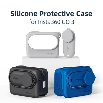Силиконовый защитный чехол для спортивной камеры Insta360 GO 3, универсальная защита аксессуаров Insta360 GO 3
