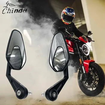 Зеркала на руле мотоцикла с ЧПУ зеркала на руле для Ducati Monster 950 2022 2023 Monster 950937 821 696 796