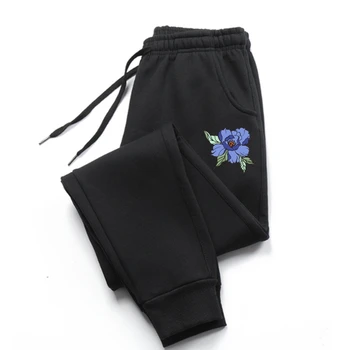 Лето 2021, женские мужские брюки, мужские брюки, графические мужские брюки, Эстетические цветы, Плюшевые мужские брюки, Мужские брюки Harajuku Design Pl