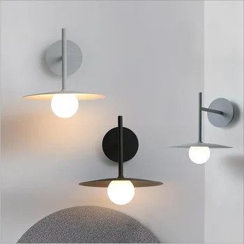 Скандинавский светодиодный настенный светильник для прикроватной тумбочки, внутренние настенные светильники для лестницы, коридора, прохода, светильник для прихожей Modren Wall Light