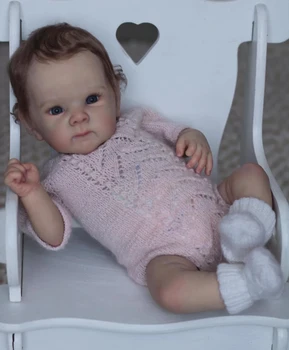 NPK 18-дюймовая новорожденная кукла-Реборн Бетти, реалистичная, мягкая на ощупь, приятная малышка, Многослойная 3D-роспись кожи с видимыми венами