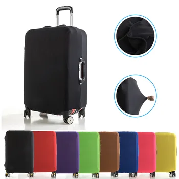 Чехол для багажа из эластичной ткани, защита чемодана, чехол для пыли для багажа, подходит для 18-32-дюймового чемодана, органайзера для путешествий