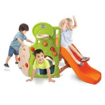 up Lil Adventurers Climb & Play Slide для малышей в возрасте от 1,5 до 4 лет, для использования в помещении или на улице