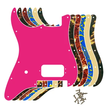 Накладка Для гитары Feiman Quality - Для США С 11 Отверстиями для винтов Strat С накладкой Floyd Rose Tremolo Bridge Humbucker Single H