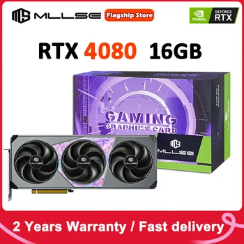 Новые видеокарты MLLSE RTX 4080 16GB NVIDIA 16Pin GDDR6X 256bit HDMI * 1 DP * 3 PCI Express 4.0 x16 Видеокарта rtx 4080 16gb