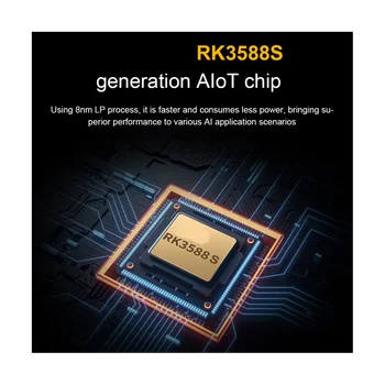Для Orange Pi 5B 4 ГБ оперативной памяти + 32 ГБ EMMC Development Board RK3588S 8-Ядерный 64-Битный процессор Программирующая Материнская плата