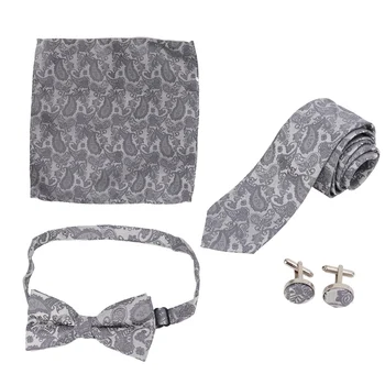 Мужской галстук из полиэстера и шелка изысканной текстуры для вечеринки, свадьбы, встречи