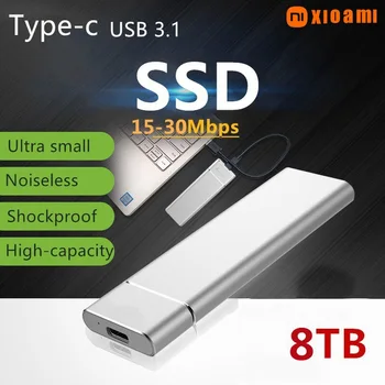 M.2 SSD Мобильный твердотельный накопитель 16 ТБ 4 ТБ 8 ТБ Запоминающее устройство Жесткий диск Компьютер Портативный USB 3.1 Мобильные Жесткие диски Твердотельные