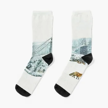 Носки для ходьбы домой по снегу спортивные носки с подогревом