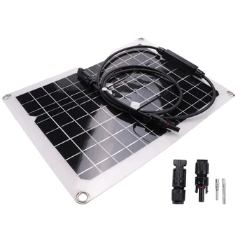 Портативная монокристаллическая солнечная панель мощностью 2X30 Вт, зарядное устройство для автомобильного аккумулятора RV 18 В