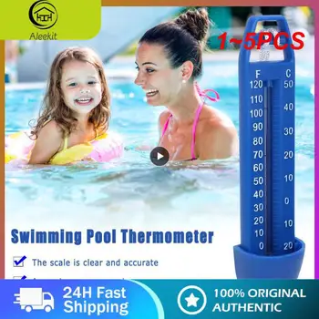 1-5 шт. Практичный плавающий термометр для бассейна, многофункциональный Прочный измеритель температуры прудов в спа-джакузи
