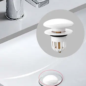 Заглушка для раковины в ванной комнате Многоцелевой сливной фильтр нажимного типа для раковины в ванной комнате для кухни, туалета, ванной комнаты, домашнего хозяйства, отеля