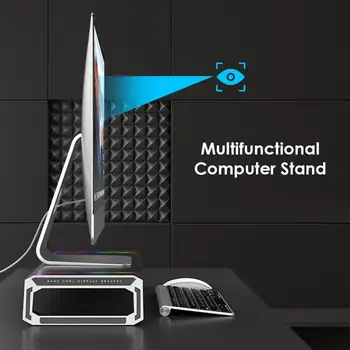 Универсальная подставка для монитора T1 Riser RGB 4 USB Зарядный стол Органайзер Подставка для поддержки