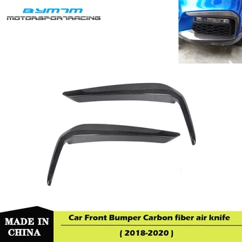 Воздушный нож для украшения переднего бампера автомобиля из углеродного волокна для BMW 5 серии G30 2018-2020