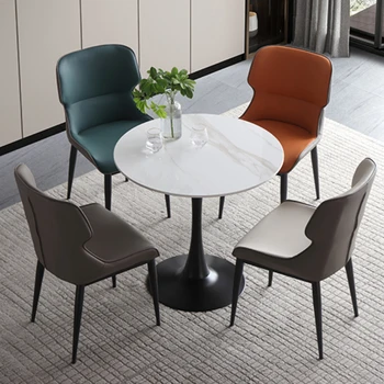 Удобные обеденные стулья Home Luxury Табурет со спинкой Обеденные стулья для гостиной Home Muebles Hogar Salon Furniture B1