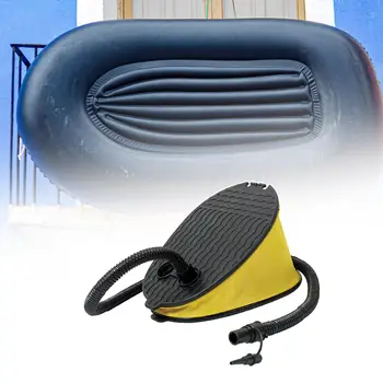 Ножной насос для сдувания воздуха с насадкой Легкий воздушный насос большого объема для кемпинга с надувным лодочным мячом