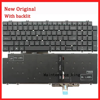 Новая Оригинальная Клавиатура для Замены Ноутбука, Совместимая с DELL Precision 7550 7750 7760 7560 3560 3561 5520
