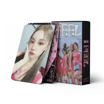 Kpop Idol 55 шт./компл. Lomo Card (G) I-DLE I FEEL Альбом открыток Новая Коллекция Подарков Для поклонников фотопечати