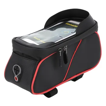 Сумка для крепления велосипедного телефона, велосипедная сумка на передней раме, трехточечная механическая конструкция для занятий спортом на открытом воздухе, для езды на велосипеде