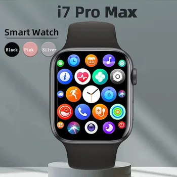 2023 Смарт-часы серии 7, Беспроводная зарядка, Ответ на звонок, Спортивный Фитнес-трекер, мужские и женские умные часы с пользовательским набором для Apple Watch
