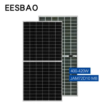Высококачественная солнечная панель с двумя сторонами 405 Вт 72d10/mb 420 Вт с одной половинной ячейкой perc фотоэлектрический модуль солнечная панель система питания