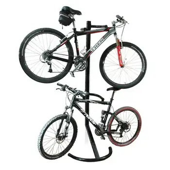 Подставка для велосипеда Gravity Велосипедная стойка для хранения или демонстрации вмещает два велосипеда, но занимает половину пространства