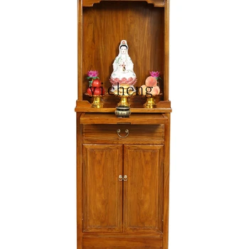 XL Шкаф для одежды в Храме Будды из массива дерева, шкаф для домашнего алтаря, шкаф для Будды Бодхисаттвы Гуаньинь, Шкаф для Будды в Храме Будды Бодхисаттвы