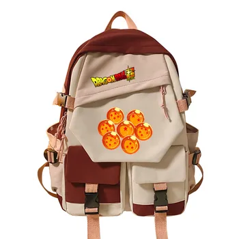 Рюкзак из аниме Dragon Ball Goku; Косплей Унисекс; Школьная сумка для студентов с мультяшным ноутбуком; Рюкзак для путешествий; Модные подарки на открытом воздухе