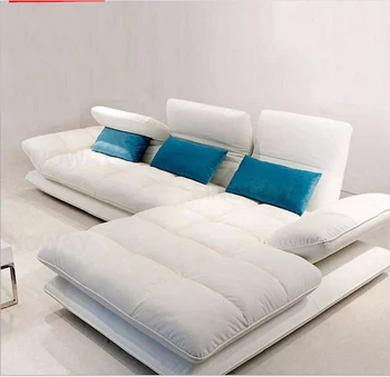 Набор диванов для гостиной, угловой диван с откидной спинкой, функциональные секционные диваны из натуральной кожи, muebles de sala moveis para casa
