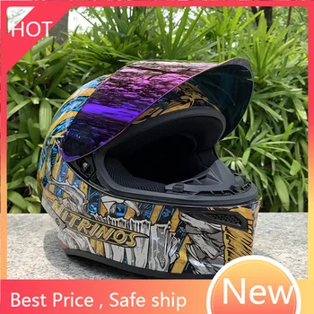 Мотоциклетный шлем Pharaoh ABS материал Летний защитный шлем сезон Прохладный шлем casque casco ECE