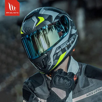 Оригинальные профессиональные гоночные шлемы MT ATOM SV Мотоциклетные Модульные шлемы, одобренные ЕСЕ DOT, зимние