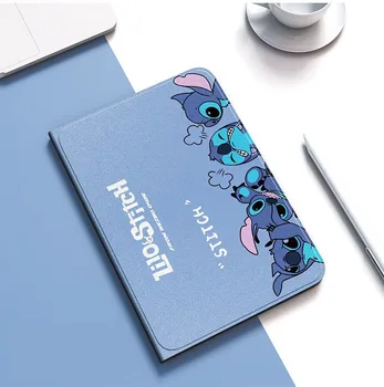 Чехол Disney Stitch для Samsung Galaxy Tab S8 S7 Plus S7 FE с магнитной подставкой Trifold для Tab S6 Lite 10.4 A8 X200 Case