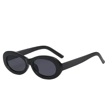Винтажные солнцезащитные очки Cat Eye Woman UV400 Ретро-бренд Cateye Shades Солнцезащитные очки с градиентным зеркалом в пластиковой оправе Oculos De Sol
