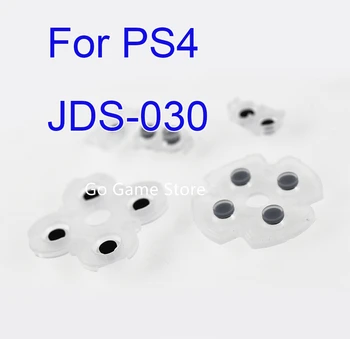 1 комплект для контроллера PS4 JDS-030 JDM-030 Новая версия силиконовой токопроводящей резиновой клейкой кнопки