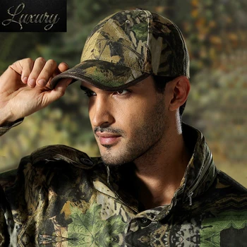 Sniper Jungle Army Camo Bionic Outdoor Hunting Snapback uflage Модные солнцезащитные шляпы Мужская бейсболка Тактическая мужская